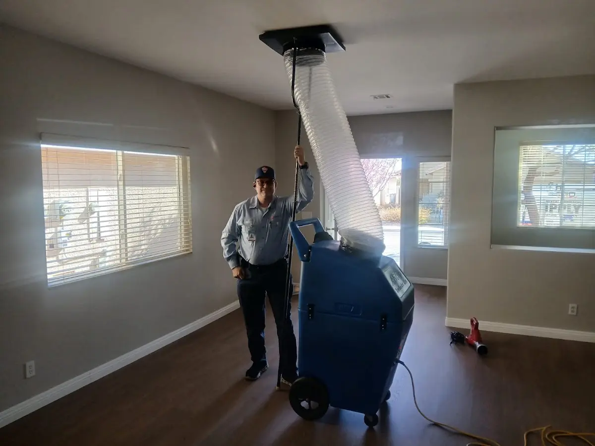 Professional Dryer Vent Cleaning work inside a Mason City home